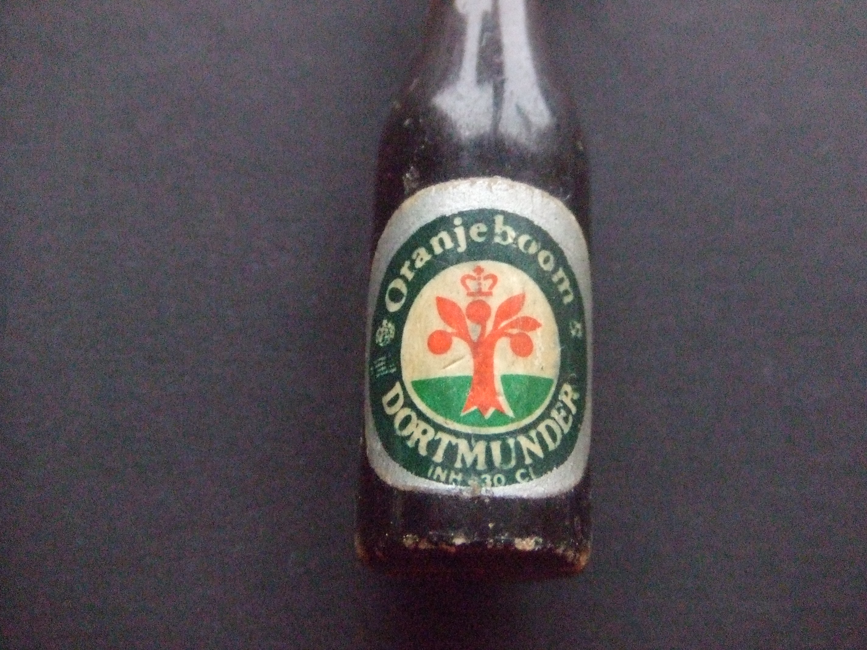 Oranjeboom , Dortmunder bier flesje oud